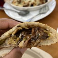 Smoky mushroom pocket sandwich at Journey Cafe in Kailua Kona