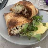 Sweet and smoky pocket  at Journey Cafe in Kailua Kona