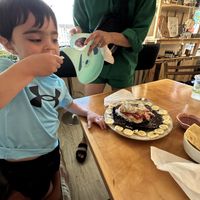 Best pancake ever! Sweet potato   at Journey Cafe in Kailua Kona