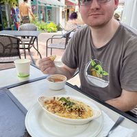 Vegan Mac and cheese   at Journey Cafe in Kailua Kona