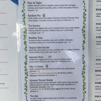 Main courses   at Journey Cafe in Kailua Kona