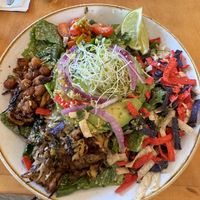 Feisty Taco Saladd  at Journey Cafe in Kailua Kona