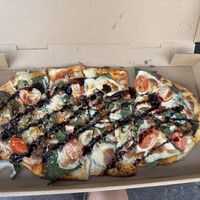 Flatbread pizza !  at Journey Cafe in Kailua Kona