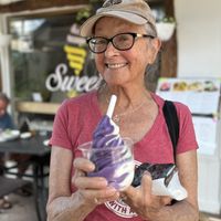 Mac Nut soft serve   at Journey Cafe in Kailua Kona