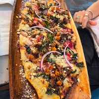 Smoky And Sweet Pizza at Journey Cafe in Kailua Kona