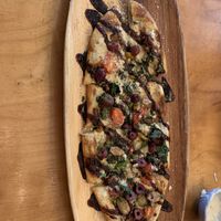 Kindness flatbread   at Journey Cafe in Kailua Kona