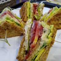 Tuna club at Journey Cafe in Kailua Kona