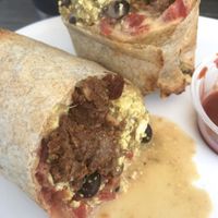 Breakfast wrap at Journey Cafe in Kailua Kona