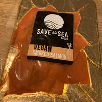 Vegan salmon at Larry's Market in North Vancouver