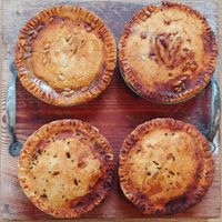 Vegan gluten free pies at Larry's Market in North Vancouver