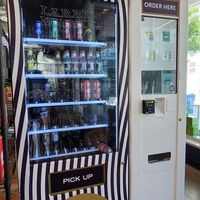 Kombucha vending machine! at Larry's Market in North Vancouver