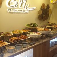 Fantastic buffet!! One of 3 tables. at Co Noi - Bong Sen Hotel in Ho Chi Minh City