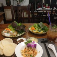 Starters of a 220k set at Co Noi - Bong Sen Hotel in Ho Chi Minh City