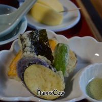 Yummy tempura, Dinner at Eko-in (March 2013) at Koyasan Temples in Koya