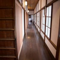 Hallways in Ekoin at Koyasan Temples in Koya