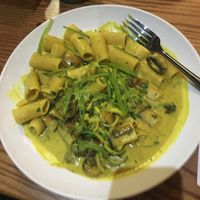 Their shroom and Marrow Pasta was great. at Doppio Zero - Greenside in Johannesburg