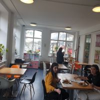 Inside the cafe at Lovage Project in South West London