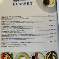 Desserts   at JOMNO Modern Khmer Cuisine  in Siem Reap