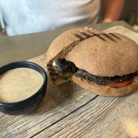 Burger and majo  at Seeds of Life in Mumbai