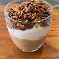 Soy Yog'hurt compote and granola at La Cuisine de Phanie in Versailles