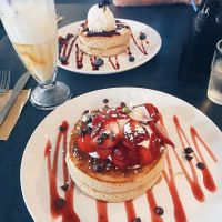   at Helgas Pancake House in Cairns