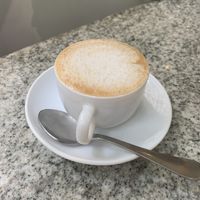 Coconut milk cappuccino   at TruYogi in Puttaparthi