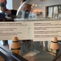 One cookie and the pudding is vegan. at Café Tulipe in Avignon