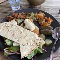 Veg platter at Zahara in Port Macquarie