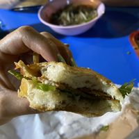 VEGAN BLT (scrambled before I took a photo)   at Nui Bakery in Koh Tao