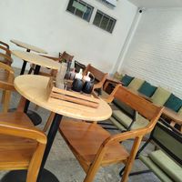 Inside seating at Nui Bakery in Koh Tao