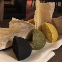 Homemade bread at Fvsion in Cortina D Ampezzo