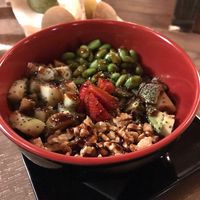 Poke Bowl at Fvsion in Cortina D Ampezzo