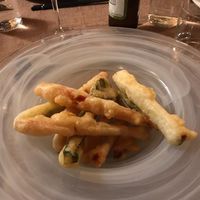 Veggie tempura (great flavour!) at Fvsion in Cortina D Ampezzo