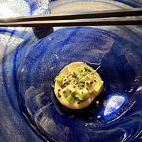 Chickpea cream with avocado 🥑  at Fvsion in Cortina D Ampezzo