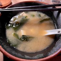 Miso soup 🍜   at Fvsion in Cortina D Ampezzo