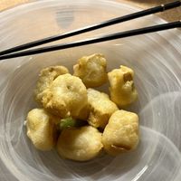 Tempura tofu🍘  at Fvsion in Cortina D Ampezzo