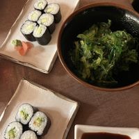 Wakame and maki   at Fvsion in Cortina D Ampezzo
