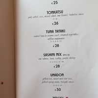 Menu4  at Fvsion in Cortina D Ampezzo