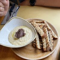 Hummus at A Putia Dell'Ostello in Catania