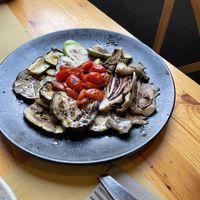 Grilled veg at A Putia Dell'Ostello in Catania