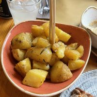 Roasted potatoes  at A Putia Dell'Ostello in Catania