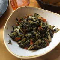 Sautéed field vegetables   at A Putia Dell'Ostello in Catania