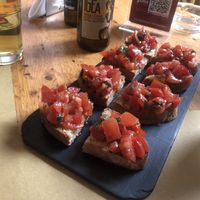 Vegan bruschetta   at A Putia Dell'Ostello in Catania