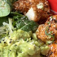 Vegan fried chicken in Asian sauce (can’t remember name) was incredible!  at Ludwigs in Tubingen