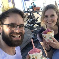 So many great vegan icecreams  at Ismageriet in Dyssegaard
