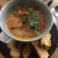 lentil soup  at Dråpe in Aalesund