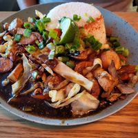 Veggie teriyaki at Dråpe in Aalesund