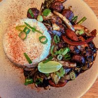 Teriyaki bowl at Dråpe in Aalesund