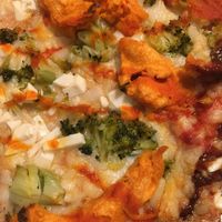 Buffalo chicken pizza at Jane's Pizzeria in Fountain Valley