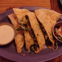 Coconut queso quesadilla at Jajaja Mexicana - West Village in New York City